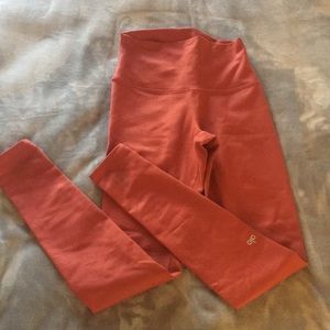 Alo yoga burnt orange leggings